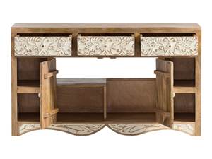 Lavabo Moderno Delhi Wood de 130 cm para Baño, Cocina, Hotel y Oficina en Casa - Product Image 3