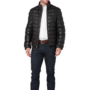 Veste en cuir d'agneau véritable de haute qualité pour hommes fabricant pakistanais vestes en cuir personnalisées pour hommes - Product Image 3