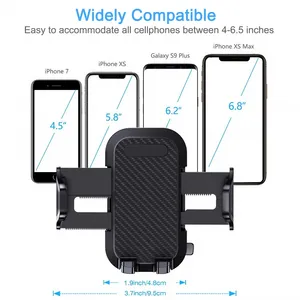 Support Téléphone Voiture, Fixation Universelle Smartphone, Accessoire pour iPhone 13, 12 Pro, Xiaomi, Samsung, <span class=keywords><strong>AirPods</strong></span>, <span class=keywords><strong>LG</strong></span> - Product Image 3