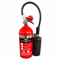 Extincteur CO2 KHi, tuyau portable rouge, équipement de lutte contre l'incendie, acier, certifié ISO 9001, garantie de 12 mois, classe d'incendie 34B
