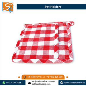 Dệt Vải Làm Phụ Kiện Nhà Bếp 100% Bông Vải, Tái Chế Bông Trivets Chủ Sở Hữu Nồi Nhà Cung Cấp Tại Ấn Độ - Product Image 3