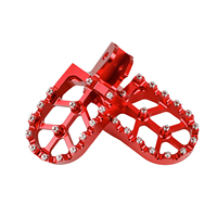 Repose-pieds de moto pour Surron Light Bee, en aluminium 6061 T6, plateforme large antidérapante, pour moto tout-terrain, repose-pieds CNC, paire