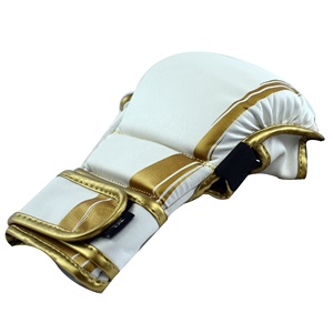 Gants de sparring MMA logo personnalisé pour Muay Thai Kickboxing MMA Training Sparring Heavy Workout Punching MMA Gloves - Product Image 5