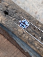 9x7 MM AAA Grade Naturel Non Chauffé Bio Couleur Tanzanite Excellente 1.87 Carat Ovale Coupe Pierre Loupe Propre Zoisite