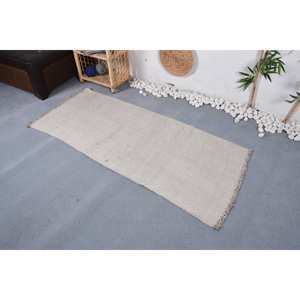 Alfombra de lana Beige clásica moderna 2,5 'X 5,9 'Patchwork tejido de látex para pasillo rectángulo sala de estar dormitorio hogar tamaño 2,5' X 5,9' - Product Image 3