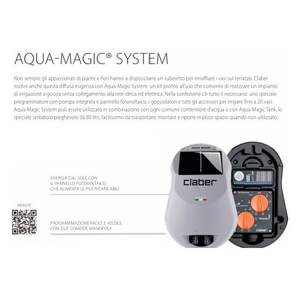 Kit d'irrigation goutte à goutte Claber avec programmateur AQUAMAGIC 8063 et pompe : solution d'arrosage pratique - Product Image 2