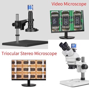 Caméra <span class=keywords><strong>microscope</strong></span> trinoculaire 4K 48MP ULTRA HD <span class=keywords><strong>CCD</strong></span> CMOS 1080P 60FPS Caméra d'acquisition d'images numériques vidéo industrielle - Product Image 4