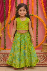 Mignon ethnique velours costume ensemble pour filles et garçons fête porter hiver mariage doux robe pour les tout-petits indien dernier 2025 ensemble de frères et sœurs - Product Image 6