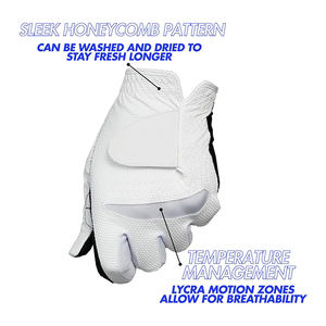 ถุงมือกอล์ฟสำหรับผู้ชายและผู้หญิงถุงมือกอล์ฟพิมพ์ลาย siz PLUS แบบมืออาชีพ - Product Image 3