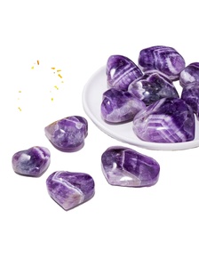 Coeur onyx en pierre bleue naturelle, presse-papier en forme de coeur, marbre onyx vintage - Product Image 6