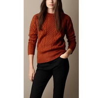 Pull en Cachemire et Laine Anti-Plis à Col en V Ample et Décontracté pour Femme, Couleur Unie, Nouvelle Collection Automne-Hiver, Personnalisable avec Logo, Qualité Supérieure