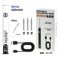Fer à souder électrique à affichage numérique à 3 têtes, 650mAh, préchauffage batterie rechargeable, adaptateur de type C, stylo de soudage