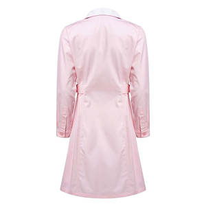 เสื้อโค้ทสำหรับโรงพยาบาลผ้าใยสังเคราะห์สีขาวแบบใช้แล้วทิ้งเสื้อโค้ทแลปเพื่อความปลอดภัยในห้องปฏิบัติการทางการแพทย์ - Product Image 3