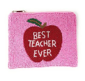 Bolso Monedero Pequeño Bordado con Cuentas Doradas y Rosas, Nuevo Diseño, Premium y Moderno, por MD HANDICRAFTS - Product Image 4