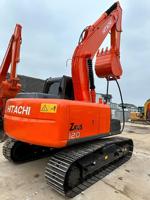 Excavatrice Hitachi ZX120 d'occasion, 12 tonnes, équipement de construction, moteur Komatsu, d'occasion, entretien facile, prête à la livraison