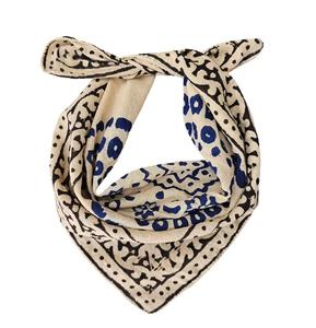 Nouvel Arrivage en Gros : Bandana en Coton Imprimé à la Main pour la Tête et le Cou, Unisexe, Idéal pour les Écharpes Décontractées d'Été - Product Image 1