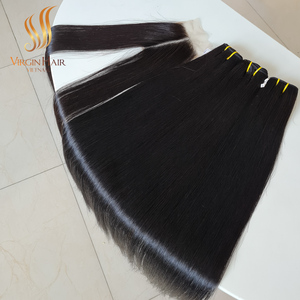 ขายส่งกระดูกตรง100% เวอร์จินผมเวียดนามรวมกลุ่มซูเปอร์คู่วาดกระดูกตรง - Product Image 1