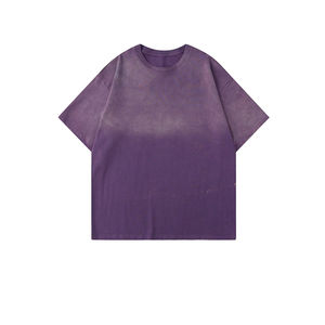 Servicio OEM: Camiseta Oversize con Efecto Ácido para Hombre, de Algodón Pesado 100% Ecológico, Estilo Vintage - Product Image 4
