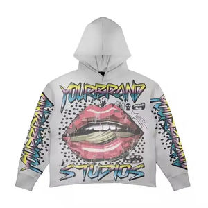 Sweat-shirts à capuche pour hommes à imprimé personnalisé de style unique, sans manches, 100% coton, sweat-shirt d'hiver en gros - Product Image 3