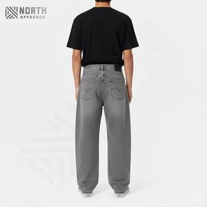 Custom Manufacturer Casual Wear High Street Denim <b>Flare</b> Pant Unisex Stylish Fashionable Baggy <b>Flare</b> Vintage Pant - Product Image 2