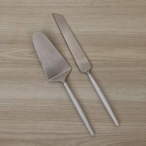 Serveur à gâteau en métal de luxe, spatule à dessert en acier inoxydable, outil de service pour couper le gâteau de mariage pour la cuisine, l'hôtel, les restaurants, les événements - Product Image 5