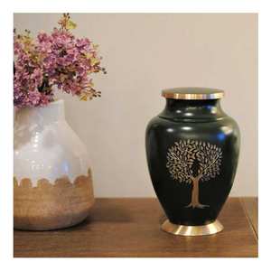 Urnas metálicas de diseño moderno para cenizas humanas con diseño único disponibles a un precio asequible del exportador indio - Product Image 3