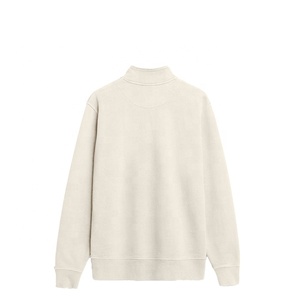Sweat à capuche unisexe en molleton français 100 % coton de haute qualité, coupe quart de zip, coupe-vent, 230 g, confortable et élégant, idéal pour l'hiver - Product Image 2