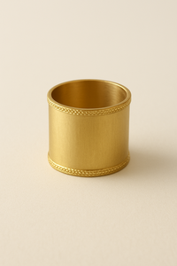 Anneau de serviette en aluminium moderne personnalisable, accent de table minimaliste pour les salles à manger contemporaines et les événements, intérieurs de maison - Product Image 3