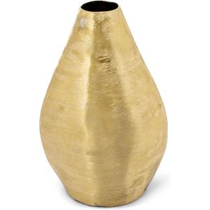 แจกันดอกไม้โลหะชุบทองดีไซน์ด้วยค้อนของตกแต่งบ้านหรูหราสำหรับการจัดดอกไม้ที่สวยงาม - Product Image 4