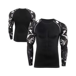Hot Sale Custom Short Sleeve <b>Surf</b> Logo Mma Bjj Compression Shirt Sublimated JiuJitsu RashGuard Clothing Custom-made Performance - Product Image 4