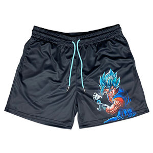 Transpirable personalizado sublimación logo Casual gimnasio deporte malla corta hombres malla baloncesto pantalones cortos con bolsillo para hombre y mujer - Product Image 1