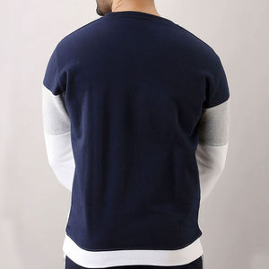 Sudadera Lisa transpirable con bordado ligero, chándales para hombre, suéter de algodón 100% ajustado, suéteres para hombre - Product Image 4