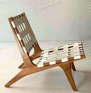 Balcon Café Loisirs bar Hôtel Moderne En Bois Chaises Décontractées Simple En Bois Massif Chaise Élégante Extérieur Intérieur Jardin Patio Chaise - Product Image 1