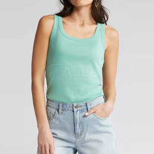 Diseño único Tallas grandes Mujeres Tank Top Venta al por mayor Mujeres Tank Top Sustainable Mujeres Tank Top - Product Image 2