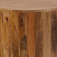 Table basse en bois sculpté artisanal Smart Art, design rustique moderne, hauteur réglable, meubles de salon décoratifs