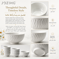 Vente en gros - Déstockage - Bol en céramique texturé effet écorce d'arbre blanc - Prix usine - Bol à céréales, soupe et riz en porcelaine pour restaurant