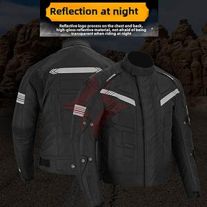 Chaqueta de Motociclista Estilo Racing de Cordura para Motociclistas, Color Personalizado, Impermeable, Transpirable, Unisex, Blindada - Product Image 6