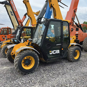 Montacargas JCB Usado con Motor Diésel de Combustión Interna, Manipulador Telescópico 4x4, Neumáticos Sólidos, Mástil de una Etapa, Uso Todoterreno en Construcción, Montacargas de 3m - Product Image 1