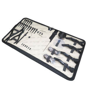 Juego de accesorios para extensiones de cabello de lujo definitivo, abridor de cuentas de hierro y acero, alicates de cierre con estuche de cuero, herramienta de bucle de tracción - Product Image 1