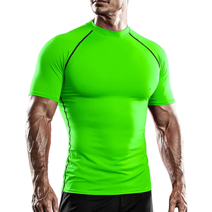 Camisetas de compresión de manga corta Heat Gear para hombre, ropa deportiva Baselayer, camisetas, camiseta de entrenamiento atlético para hombre Activewea - Product Image 2