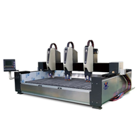 Máquina de Grabado CNC Industrial 3015T-3D de Triple Cabezal y 3 Ejes para Grabado en Piedra, Ideal para Lápidas