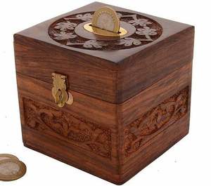 Alcancía de Madera Hecha a Mano |   Ecológico |   Venta al por Mayor a Granel - Product Image 2