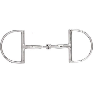Bocado de Montar a Caballo de Una Sola Articulación en Forma de D, Boquilla Pulida y Lisa para Uso Ecuestre, Equipo Veterinario para Caballos - Product Image 5