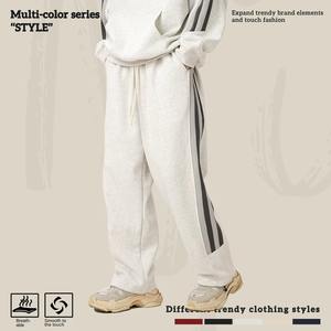 Clothing Manufacturers Custom Cotton All season High-waisted <b>baggy</b> Loose Fit Long Trousers for <b>women</b> - Product Image 2