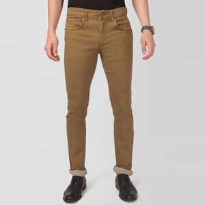 กางเกงยีนส์สำหรับผู้ชายกางเกงยีนส์ลำลองพิมพ์โลโก้ตามสั่ง - Product Image 1