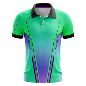 Camiseta deportiva de manga corta a precio barato al por mayor con impresión a todo color de diseño personalizado por sublimación - Product Image 2