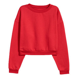 Sudadera Ecológica de Invierno para Mujer, Personalizada, Transpirable, de Poliéster/Algodón, con Forro Polar, Logotipo Frontal en Relieve/Bordado, Color Rojo - Product Image 1