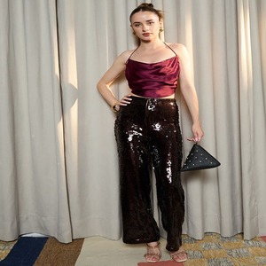 เดรสริบบิ้นระบายอากาศได้ดีสำหรับผู้หญิงเสื้อกล้ามคอลูกเรือแบบปรับแต่งได้ใหม่ - Product Image 2