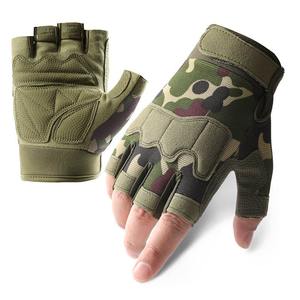 Gants tactiques multifonctionnels vintage à demi-doigts, personnalisés, pour la moto, la conduite en plein air, la protection sportive, Pakistan - Product Image 5