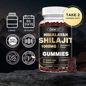Gummies de Shilajit 100% authentiques pour hommes et femmes, qualité or, riches en acide fulvique et plus de 85 minéraux pour stimuler l'énergie - Product Image 3